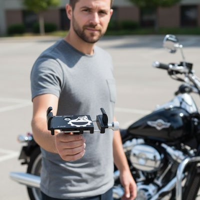 Support moto pour téléphone 